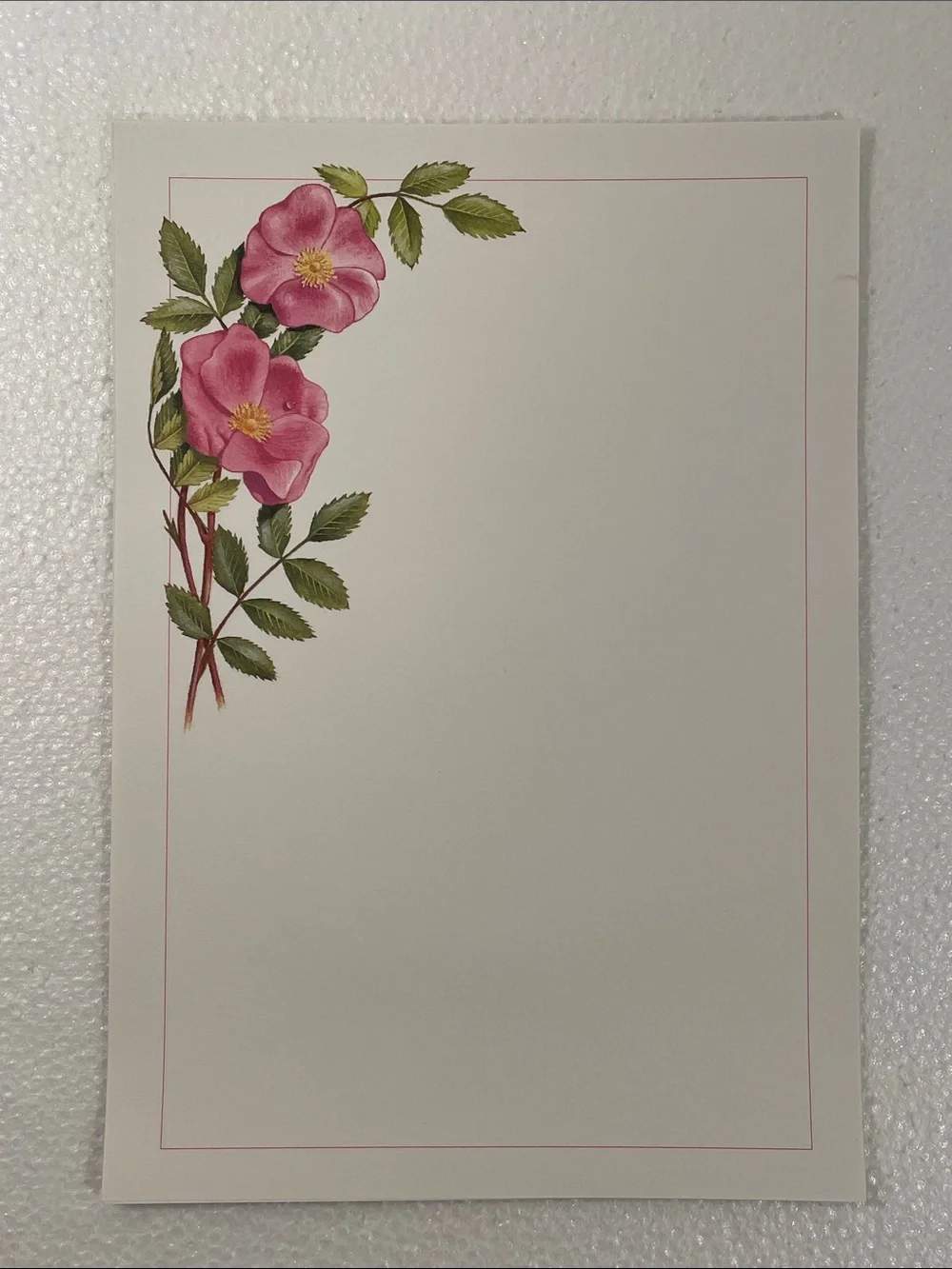 Vintage Wildflower Stationery